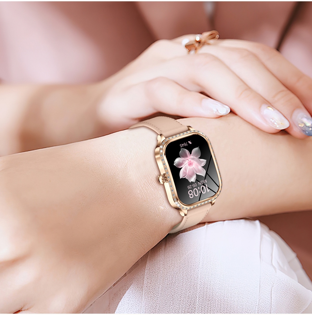 Smartwatch For Women With Bluetooth Calling And Health Tracking_voghion.com