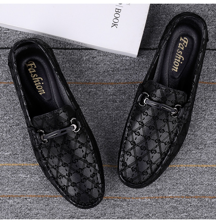 Herren Slipper Freizeitschuhe Aus Leder Flache Slipper Slipper_voghion.com