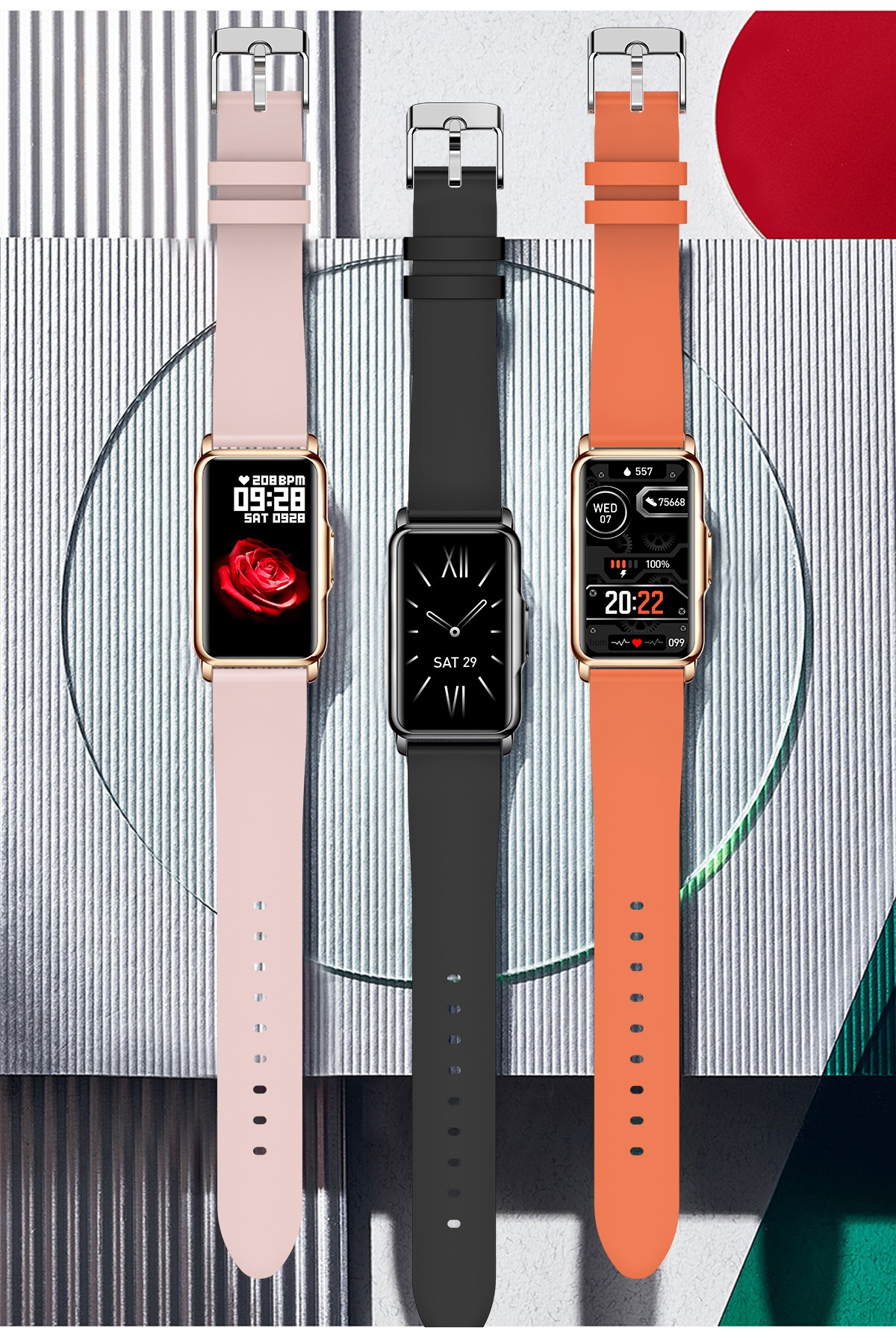 Smartwatch Für Damen Mit Herzfrequenz- Und Blutsauerstoffmessung_voghion.com