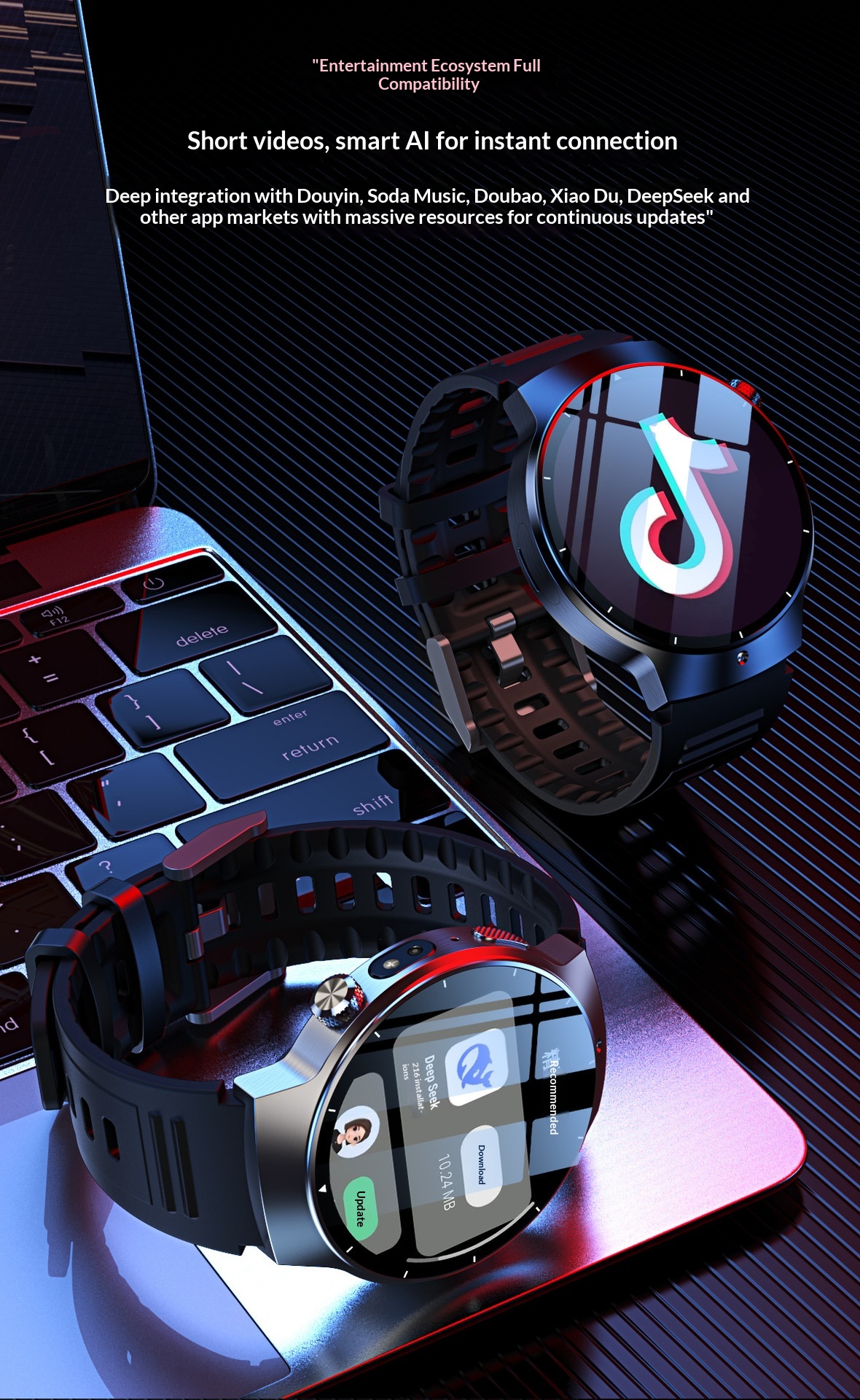 Orologio con SIM card, piena compatibilità di rete, chiamate Bluetooth, telecomando a infrarossi, Smart Factory Store, 5G_voghion.com