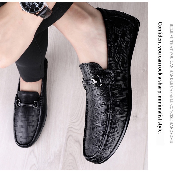 Herren Slipper Freizeitschuhe Aus Leder Flache Slipper Slipper_voghion.com