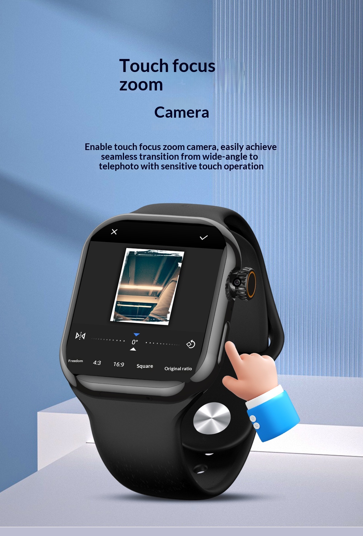 Smartwatch Cd20max+ With Card Slot Fingerprint And Morse Code_voghion.com