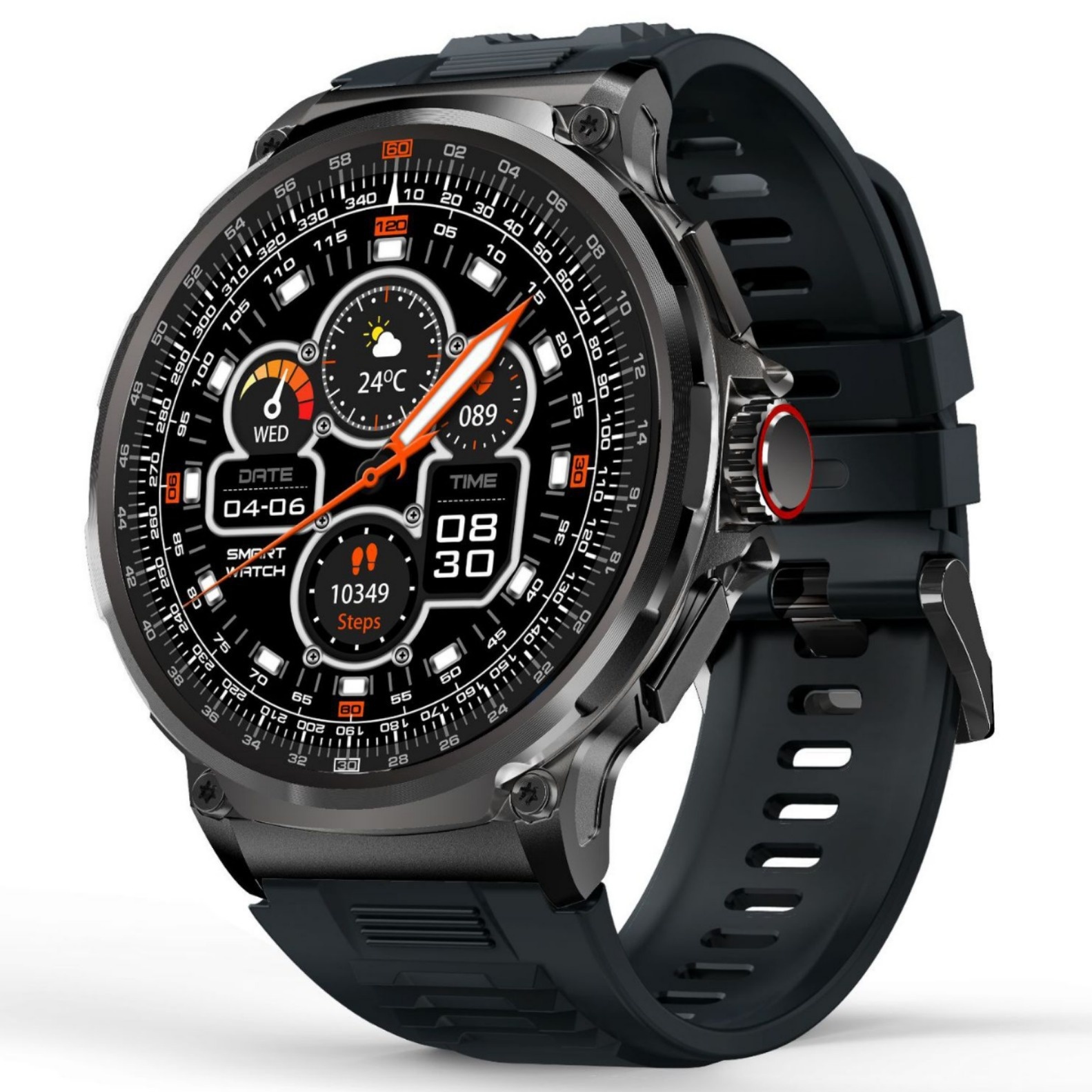 Cross-border V69 1,85-Zoll Bluetooth-Anruf Großes Display Herzfrequenz Blutsauerstoff Multisport Wasserdicht Smartwatch_voghion.com
