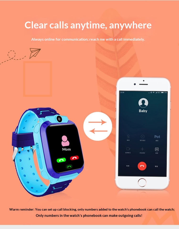Smartwatch For Kids With Gps Positioning Waterproof And Camera_voghion.com