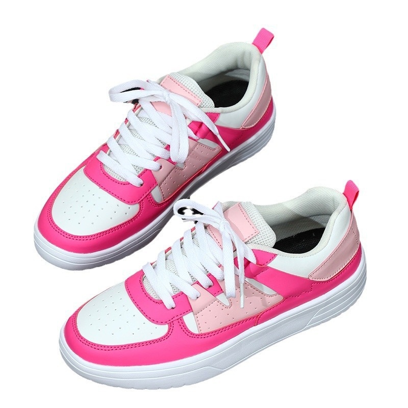 Ins European And American Trend Thick-Soled Couple Style Soft-Soled Comfortable Sneakers With Tie Straps Fashionable_voghion.com
