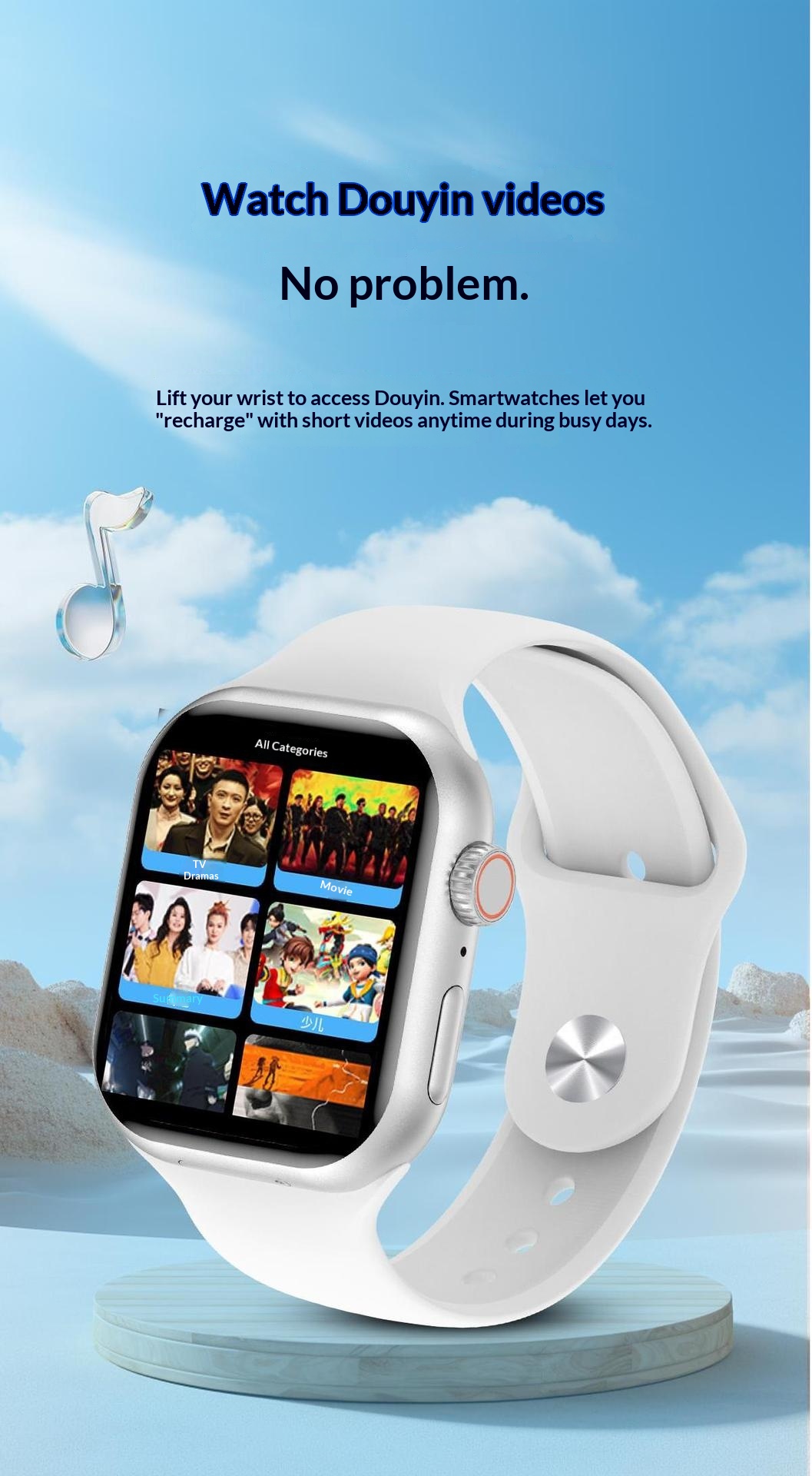 Smartwatch Cd20max+ With Card Slot Fingerprint And Morse Code_voghion.com