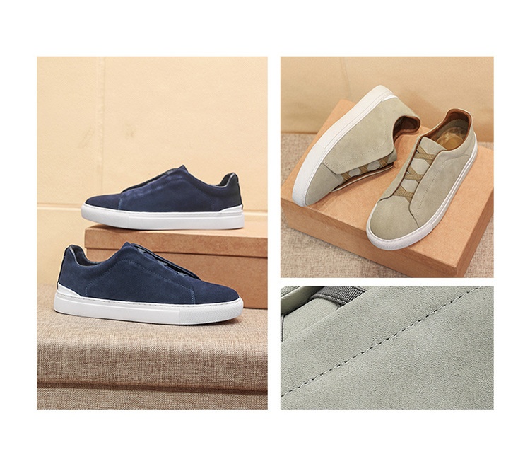 Mocassini casual da uomo in vera pelle scarpe moda versatili_voghion.com