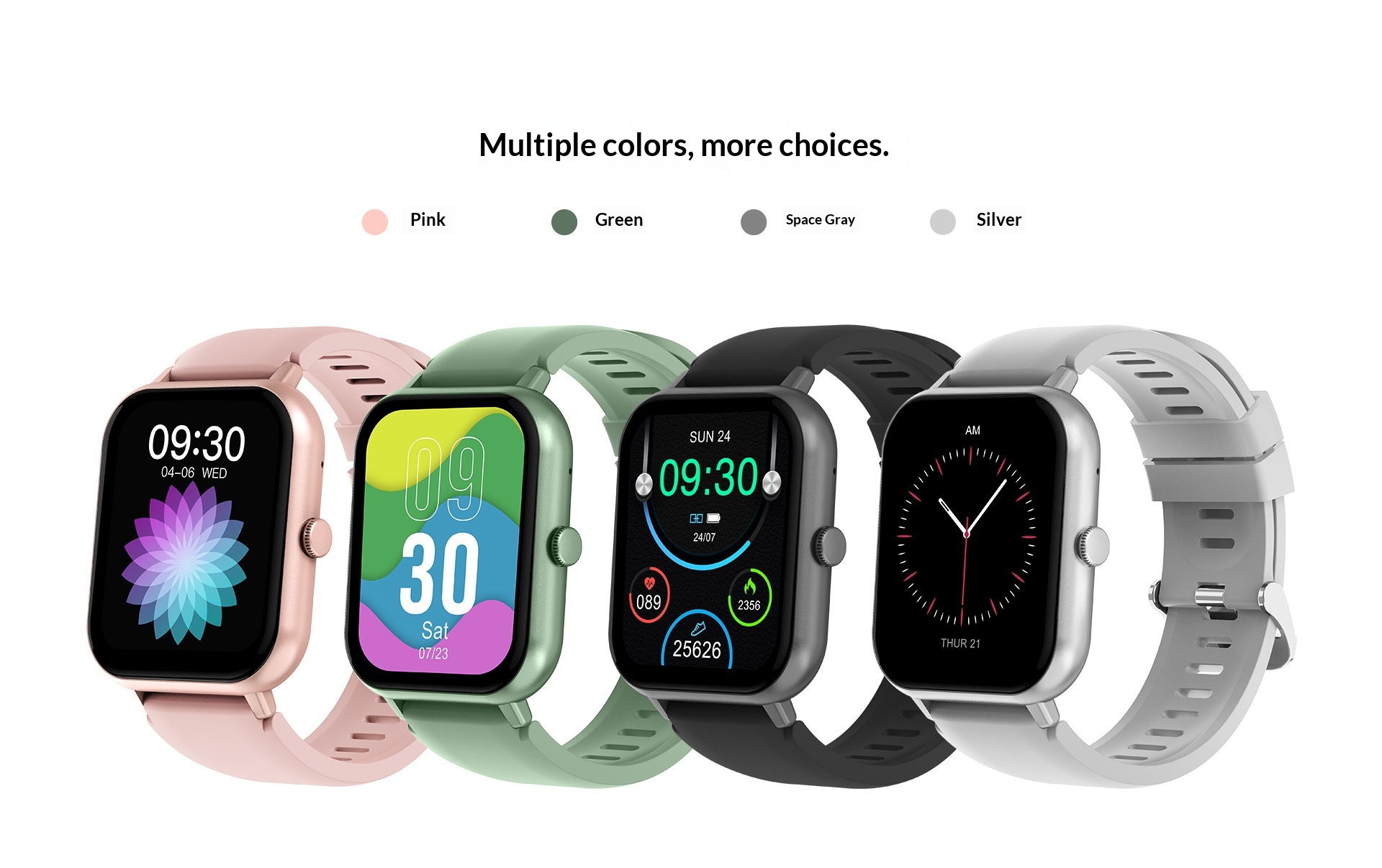 Smartwatch med bluetooth-samtal och hälsomätning_voghion.com