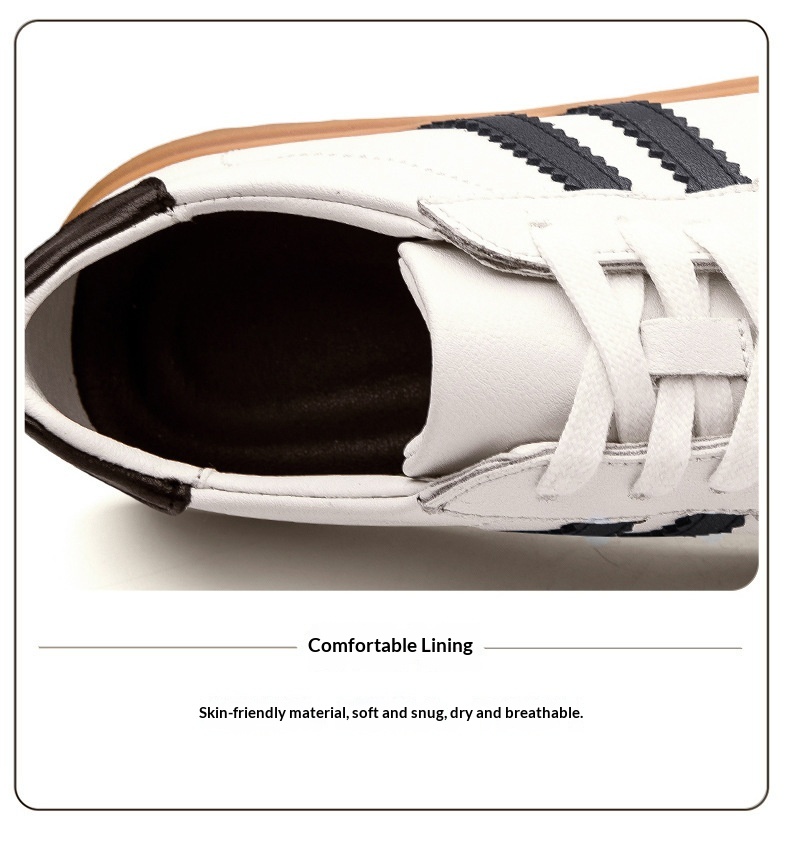 Herren Leder German Training Sneaker, Trendige Freizeitschuhe_voghion.com