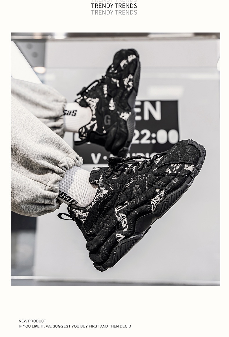 Herren Chunky Dad Sneakers Modische Freizeitschuhe Für Herren_voghion.com