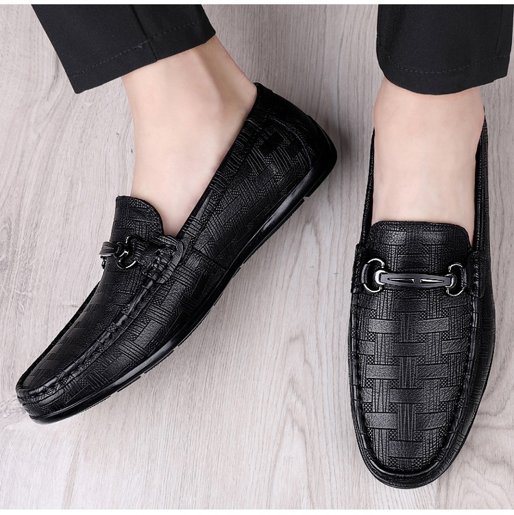 Herren Slipper Freizeitschuhe Aus Leder Flache Slipper Slipper_voghion.com