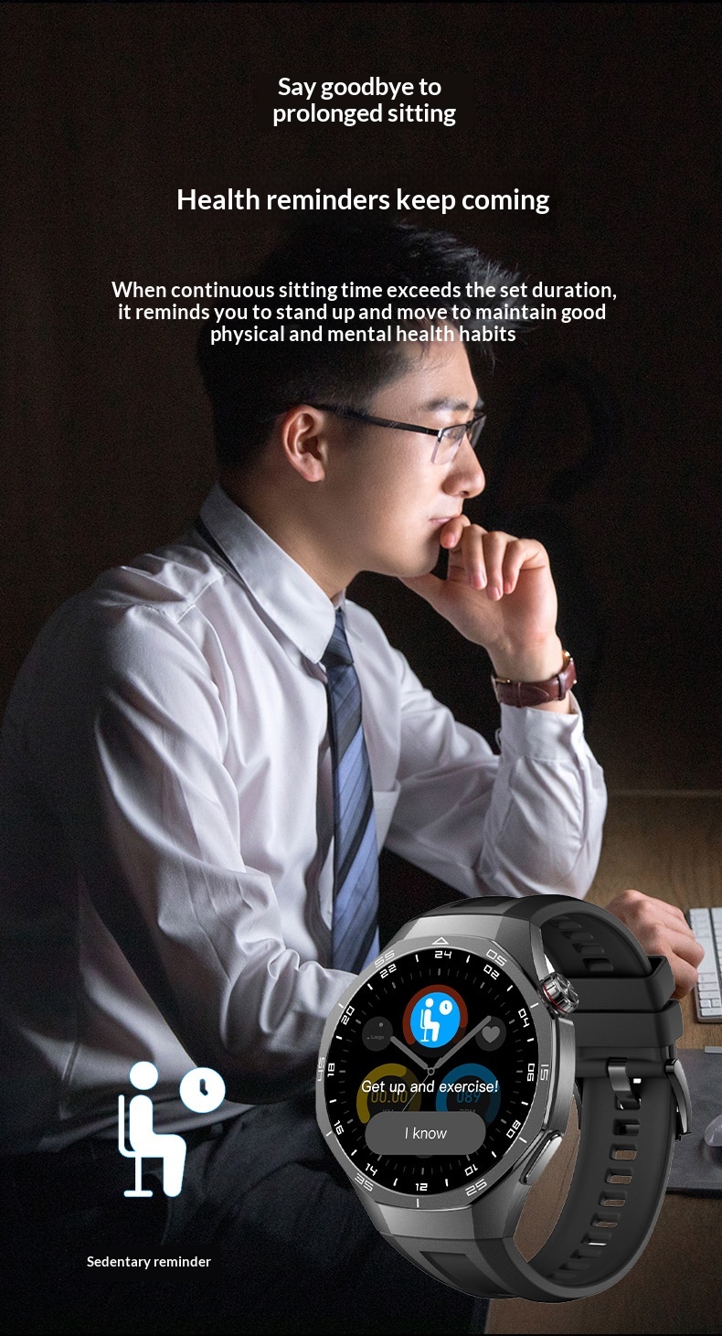 Smartwatch gt5p con ricarica wireless chiamate bluetooth ed nfc_voghion.com
