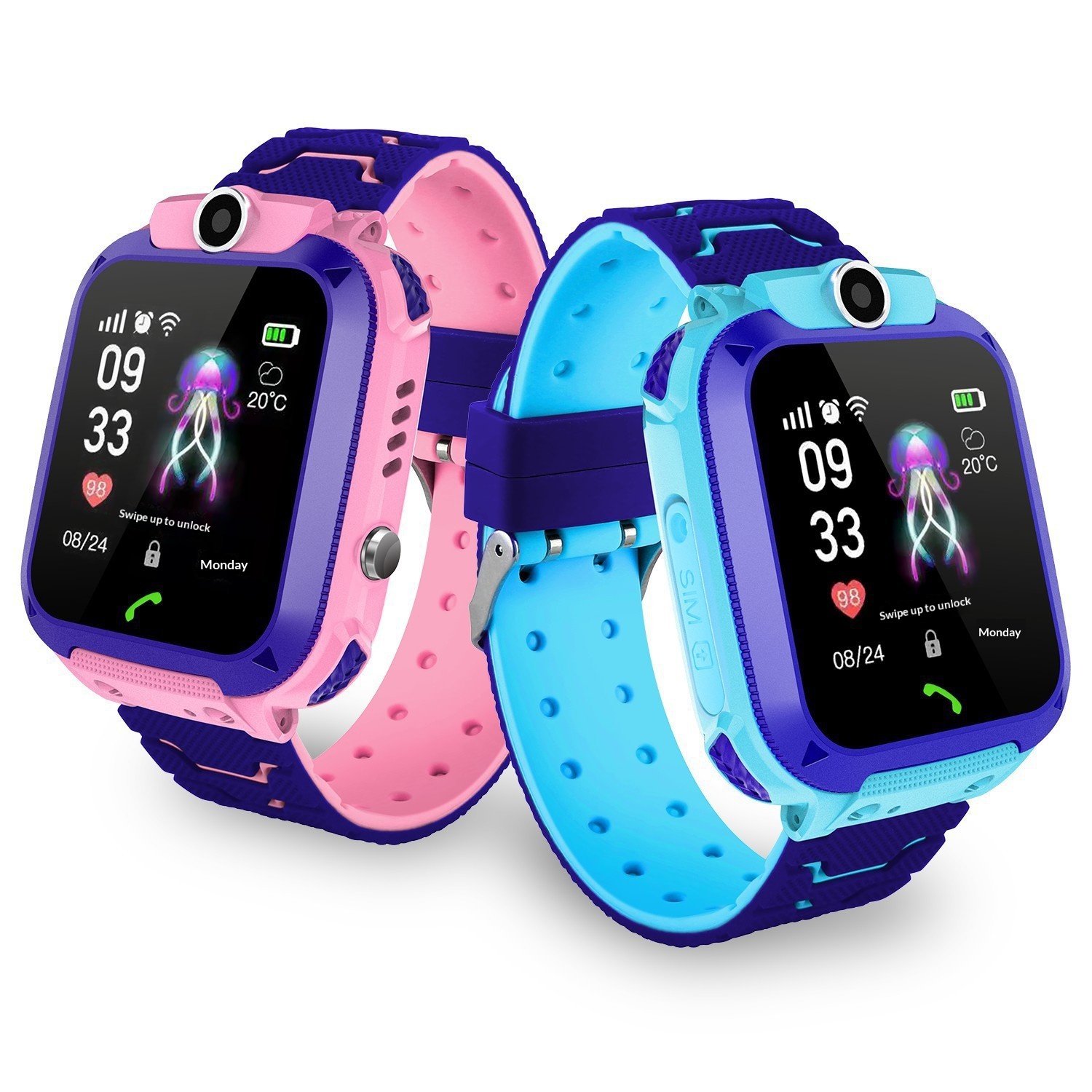 Fornitura diretta transfrontaliera Nuovo telefono per bambini Chiamate 4G Studente Produttore Vendita all'ingrosso Q12Q19 Smartwatch_voghion.com