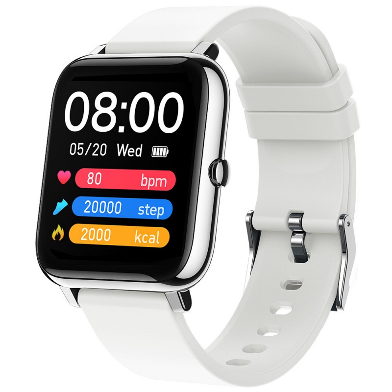 Smart Square Watch P22 Herzfrequenzmessung, Blutsauerstoff- und Schlafüberwachung, Sport-Bluetooth-Smartwatch_voghion.com