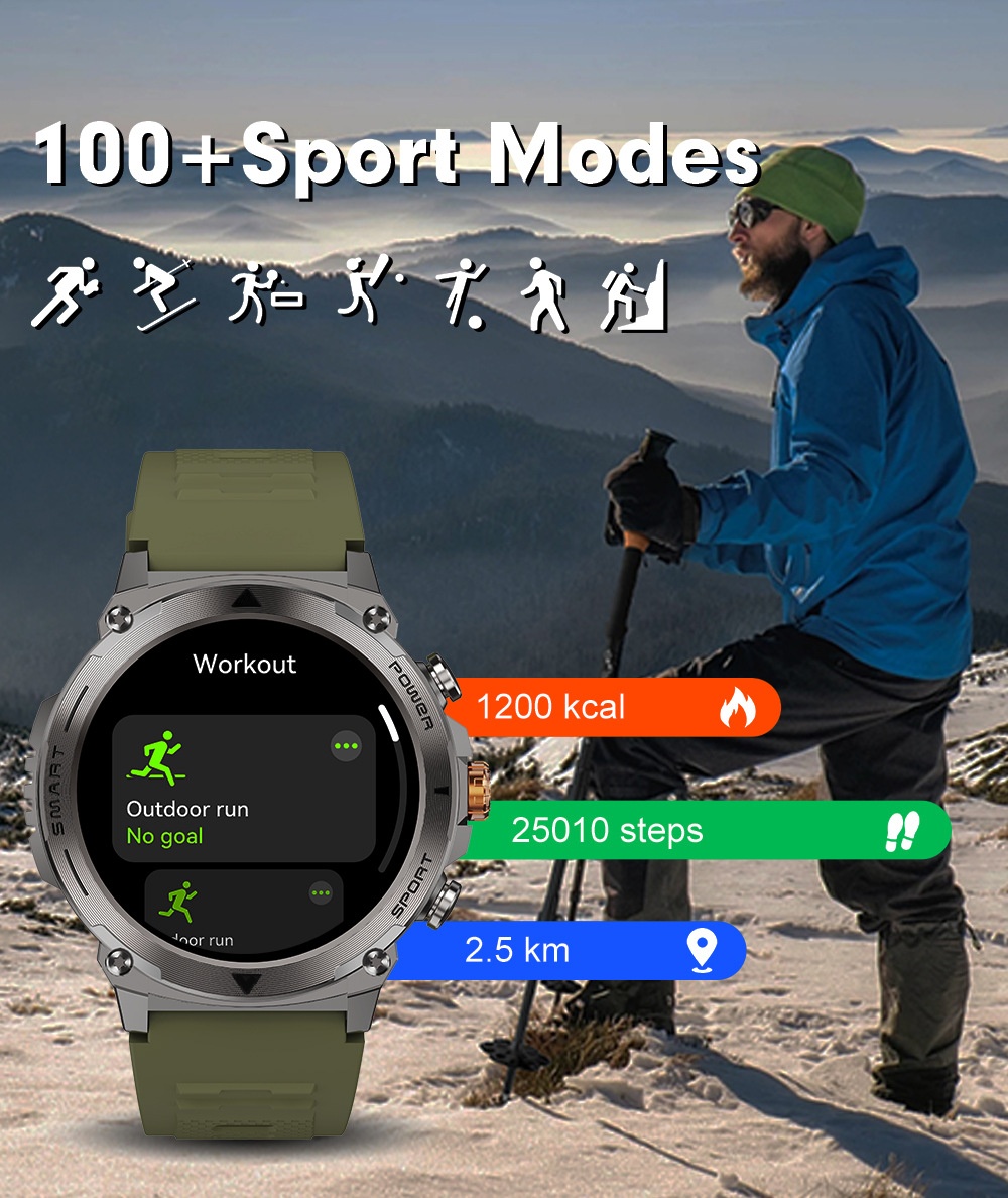 Smartwatch T53 Outdoor Bluetooth Amoled Pulsmessung Blutdruck_voghion.com