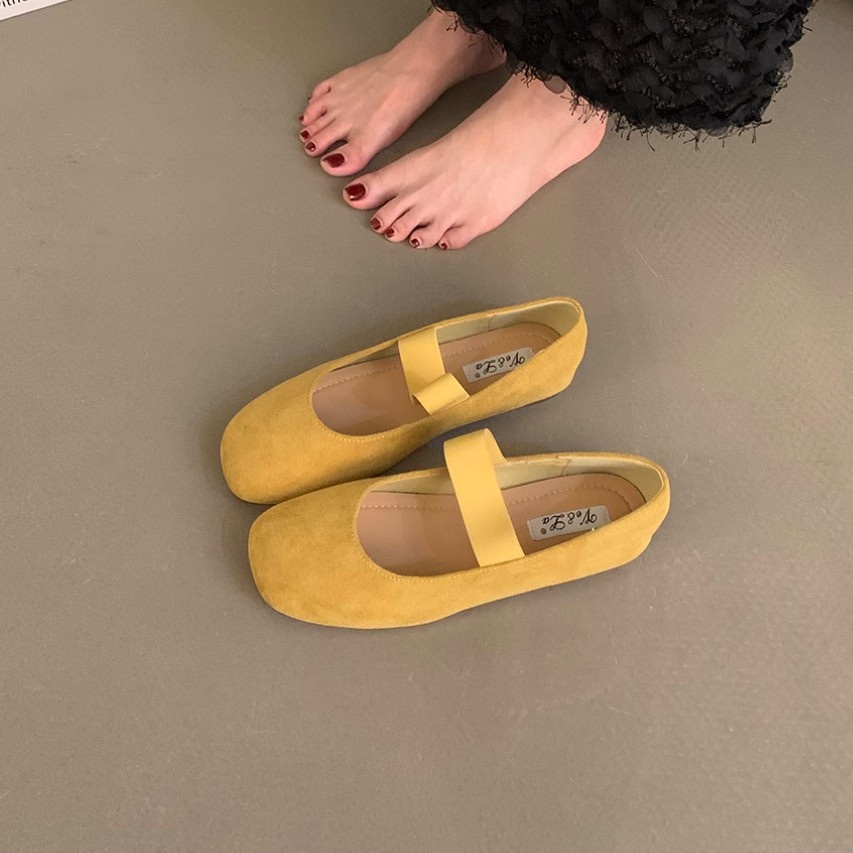 Dance Shoes Retro Gentle Bowknot Flats Ballet Early Autumn Evening French Soft Sole Single Women's Shoes_voghion.com