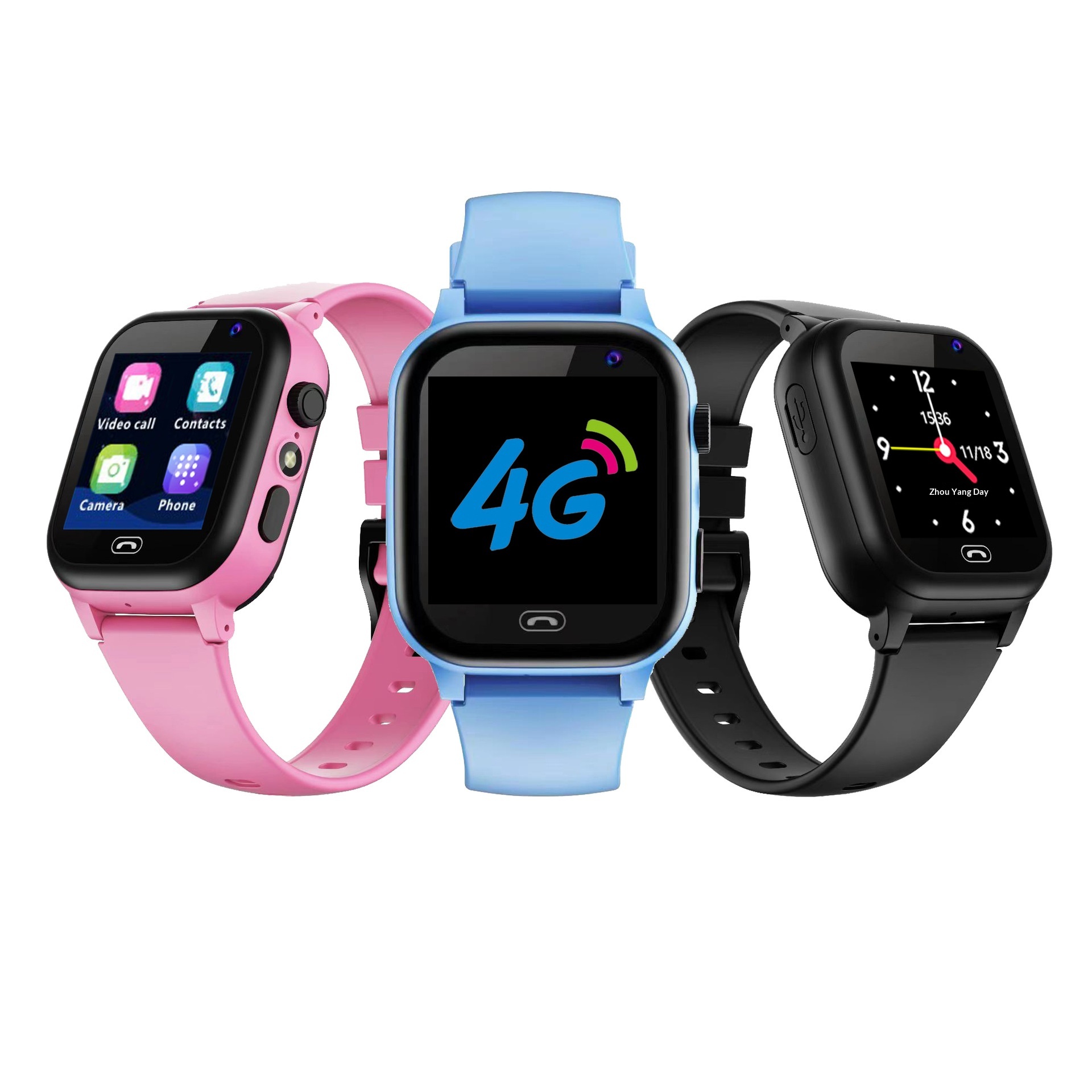 Cross-border 4G Multi-language Q12B Camera Waterproof Video Q19 Call Children's GPS Smart Positioning Phone Watch_voghion.com
