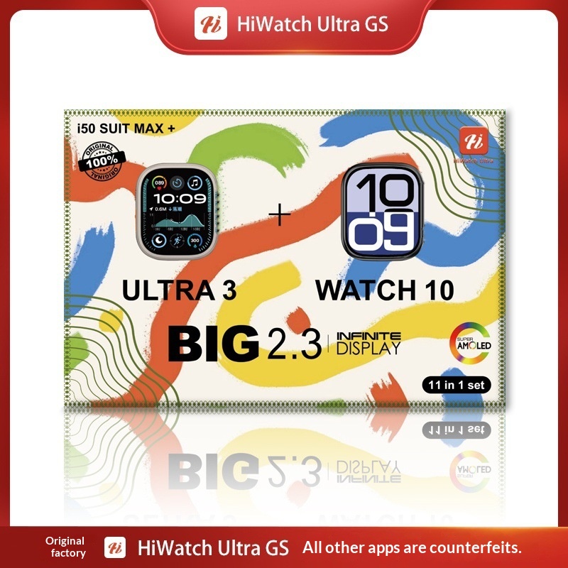 Smartwatch With Bluetooth Earphones 10-in-1 Premium Watch Set_voghion.com