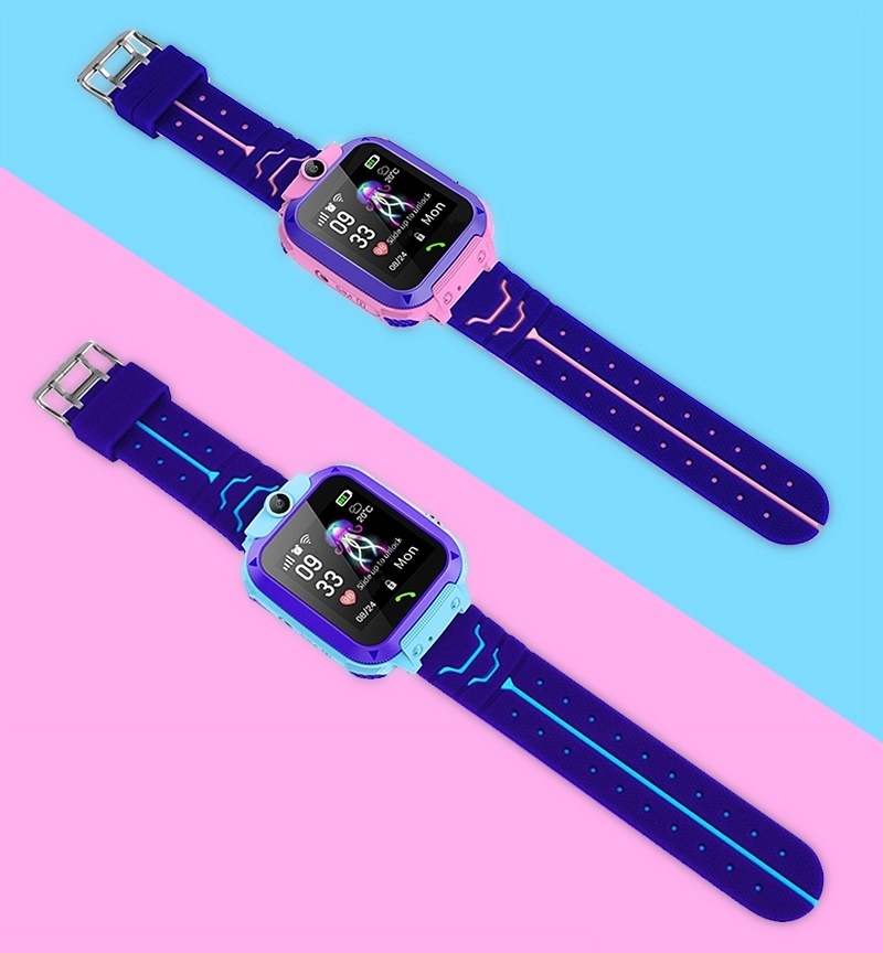 Children's Smart Watch Gps Waterproof Camera Multi-language Q12b_voghion.com