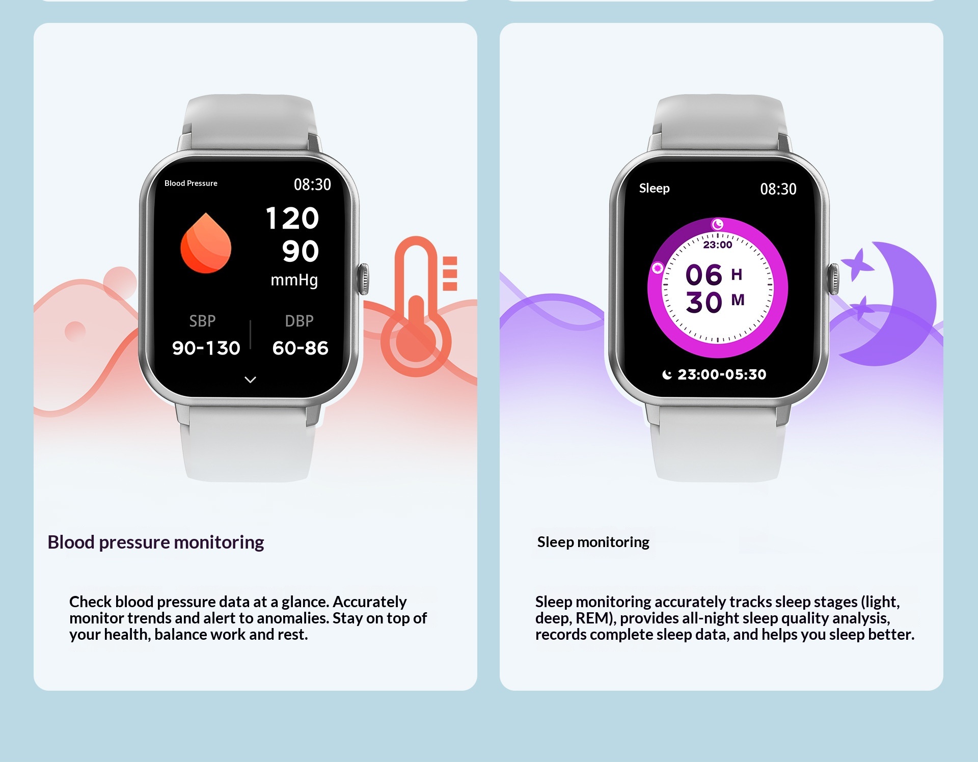 Smartwatch med bluetooth-samtal och hälsomätning_voghion.com