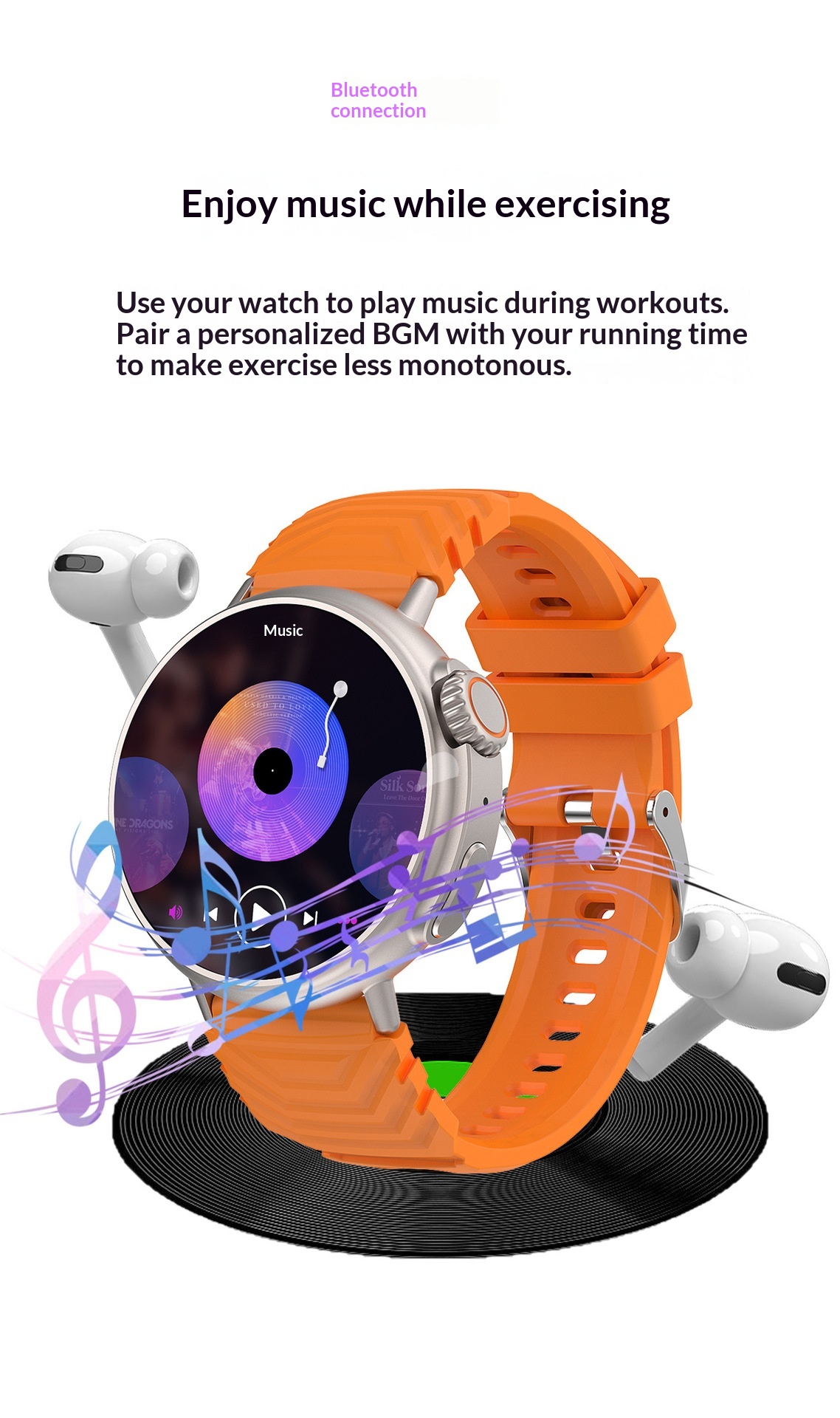 Smartwatch Mit Bluetooth Anruffunktion Und Großem Display_voghion.com