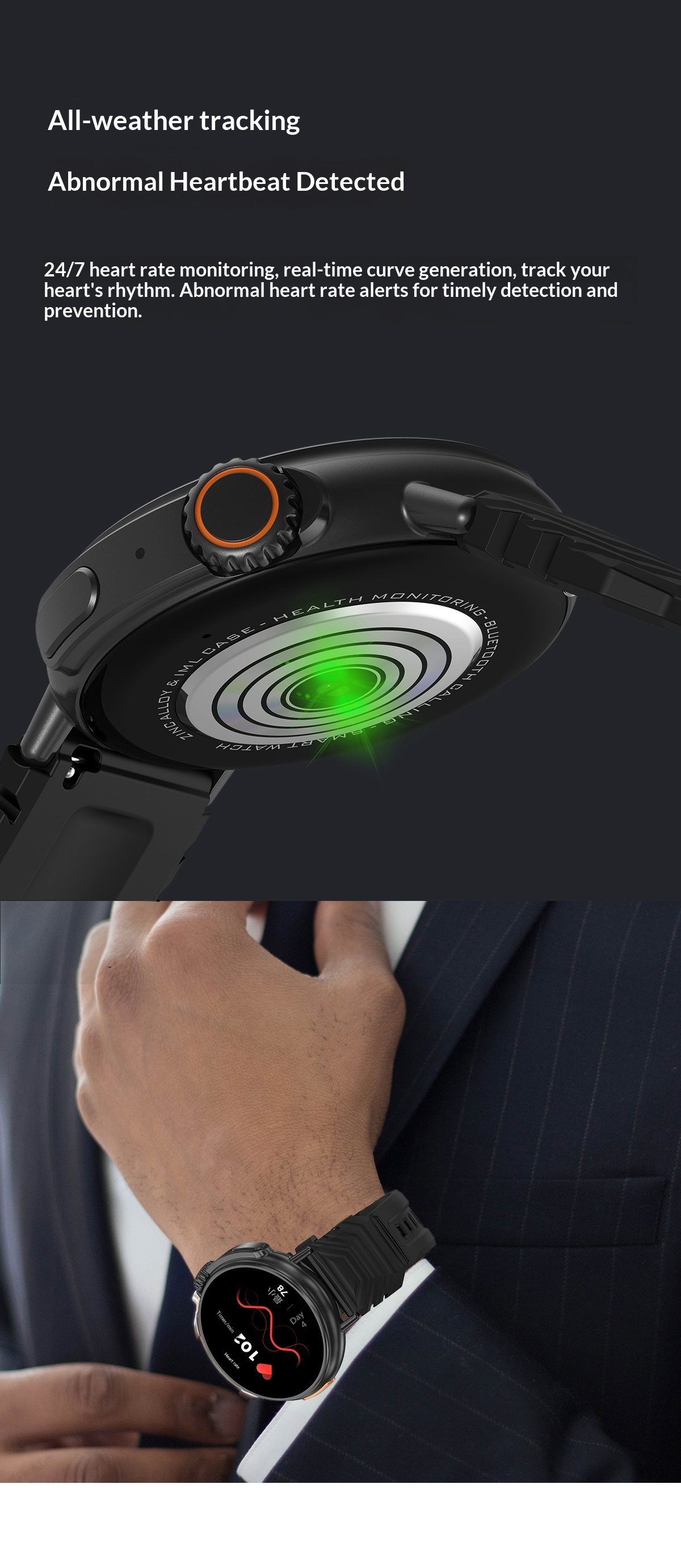 Smartwatch Mit Bluetooth Anruffunktion Und Großem Display_voghion.com