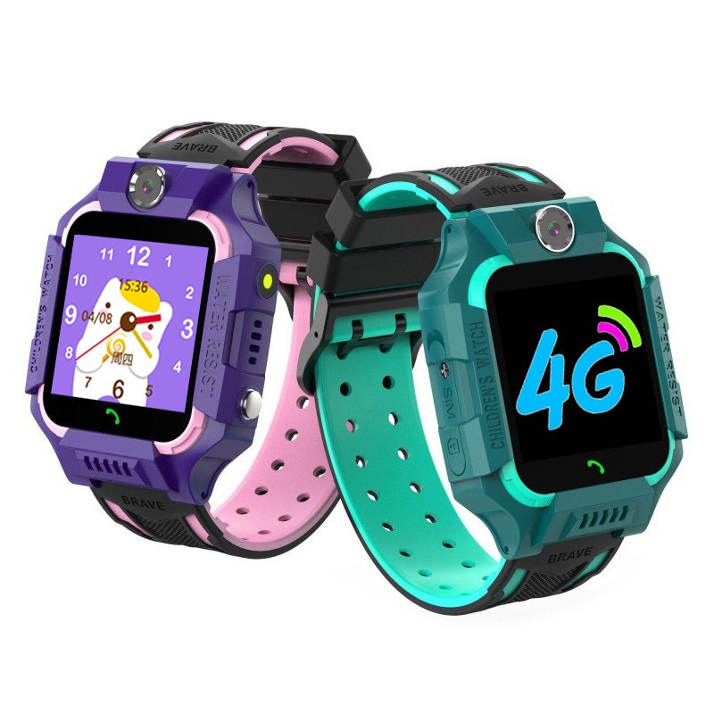 Cross-border 4G Multi-language Q12B Camera Waterproof Video Q19 Call Children's GPS Smart Positioning Phone Watch_voghion.com