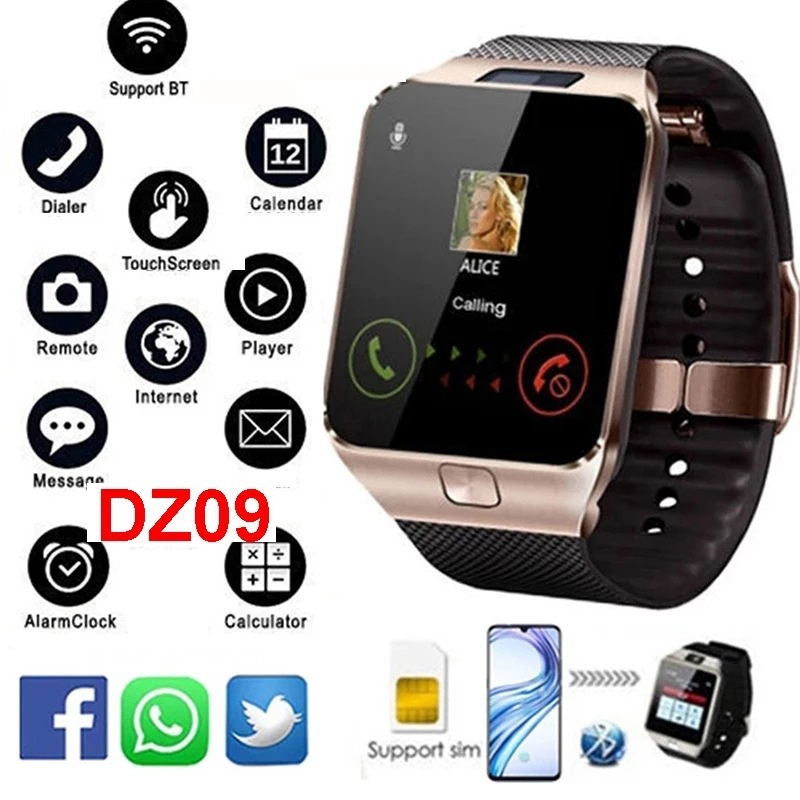 Dz09 Smartwatch Mit Sim-karten-slot Und Bluetooth-funktion_voghion.com
