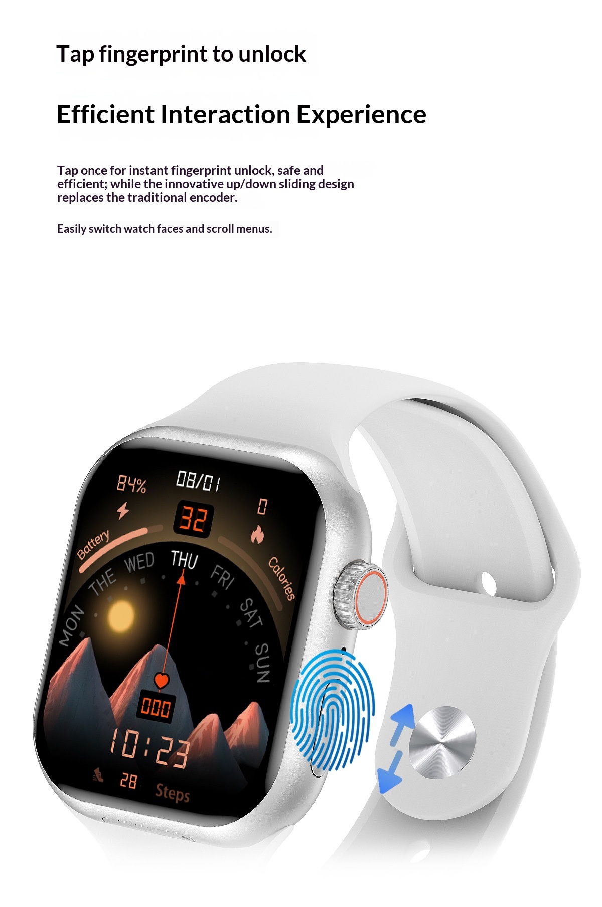 Smartwatch Cd20max+ With Card Slot Fingerprint And Morse Code_voghion.com