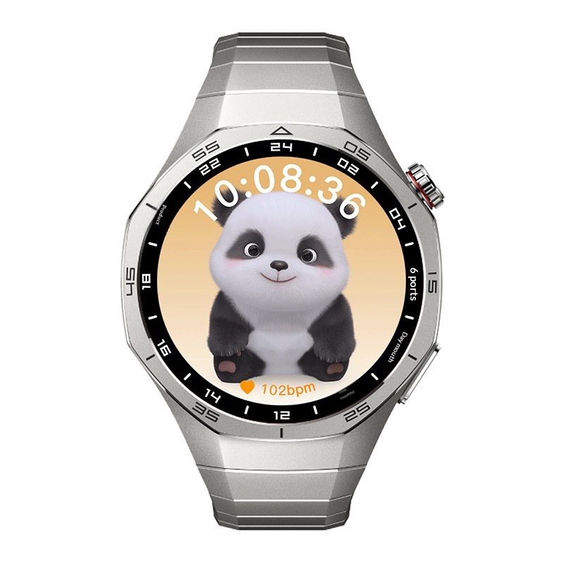 Smartwatch GT5P con ricarica wireless, pagamenti offline, NFC, chiamate Bluetooth, monitoraggio della salute e tracciamento sportivo._voghion.com
