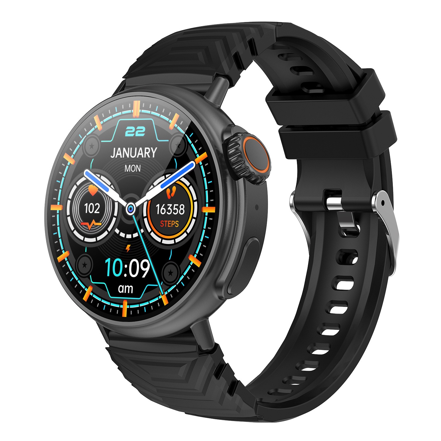 Grenzüberschreitender Bestseller GT88 Smartwatch mit großem 1,52-Zoll-Bildschirm, Bluetooth-Anruffunktion, Blutsauerstoff- und Herzfrequenzmessung_voghion.com