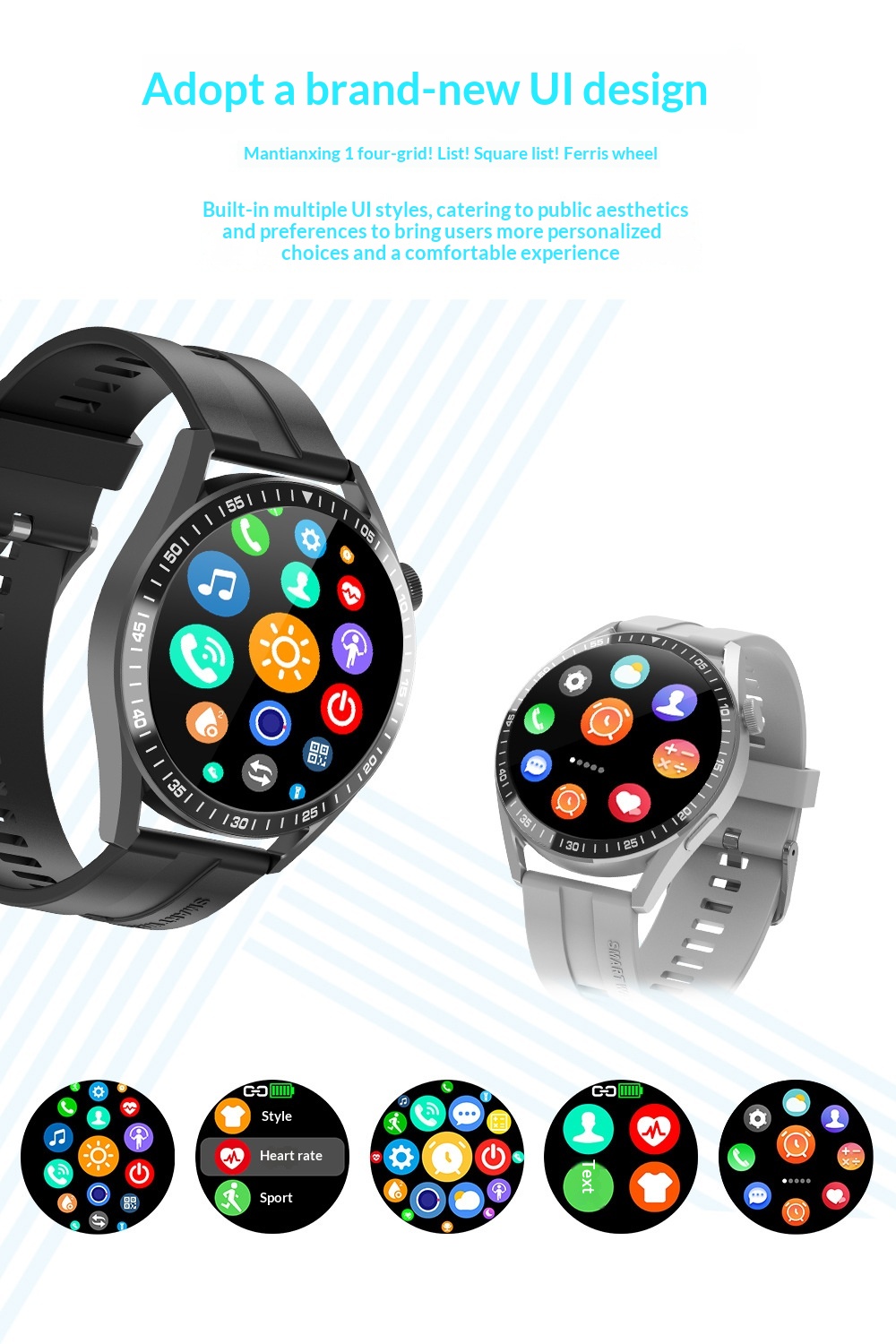 Smartwatch Mit Bluetooth-telefonie Und Herzfrequenzmessung_voghion.com