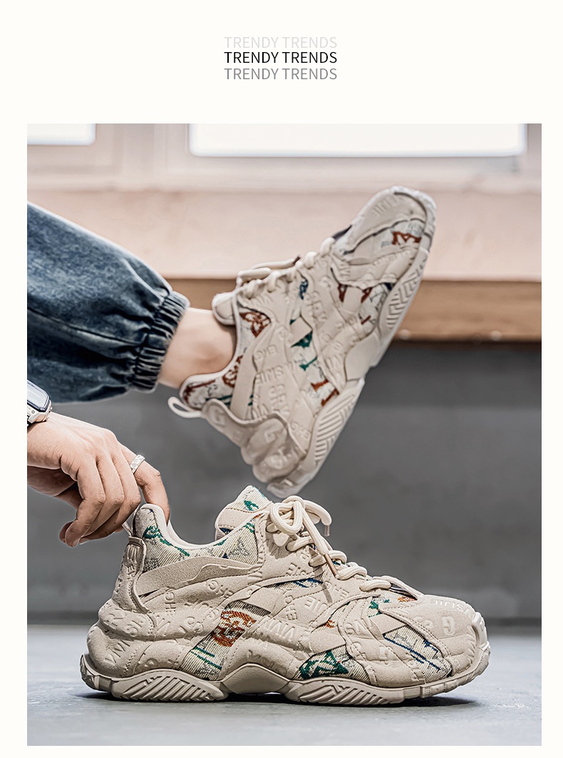 Herren Chunky Dad Sneakers Modische Freizeitschuhe Für Herren_voghion.com