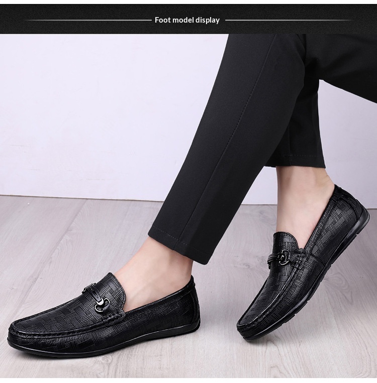 Herren Slipper Freizeitschuhe Aus Leder Flache Slipper Slipper_voghion.com