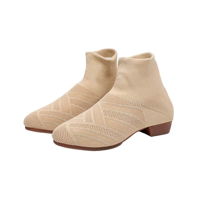 Dance Shoes Dance Shoes For Yoga, Modern Soft-soled Ethnic Jazz, Adult Square Practice, Chinese Dance, Breathable And Lightweight_voghion.com