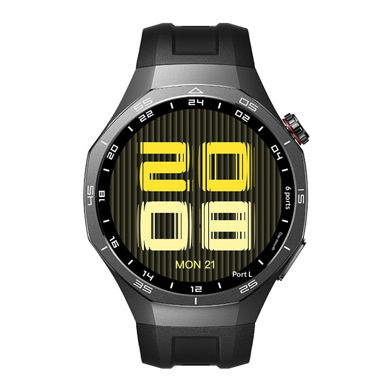 Smartwatch GT5P con ricarica wireless, pagamenti offline, NFC, chiamate Bluetooth, monitoraggio della salute e tracciamento sportivo._voghion.com