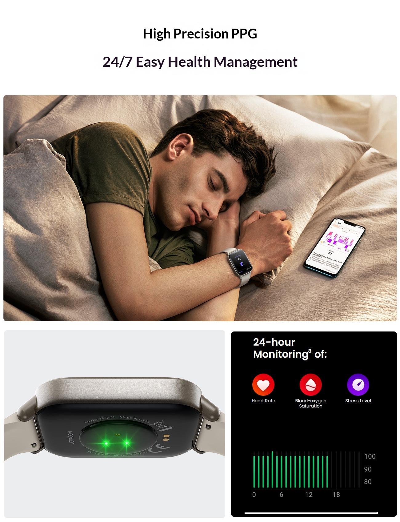 Smart Watch With Waterproof Touchscreen Bluetooth Calling Function_voghion.com