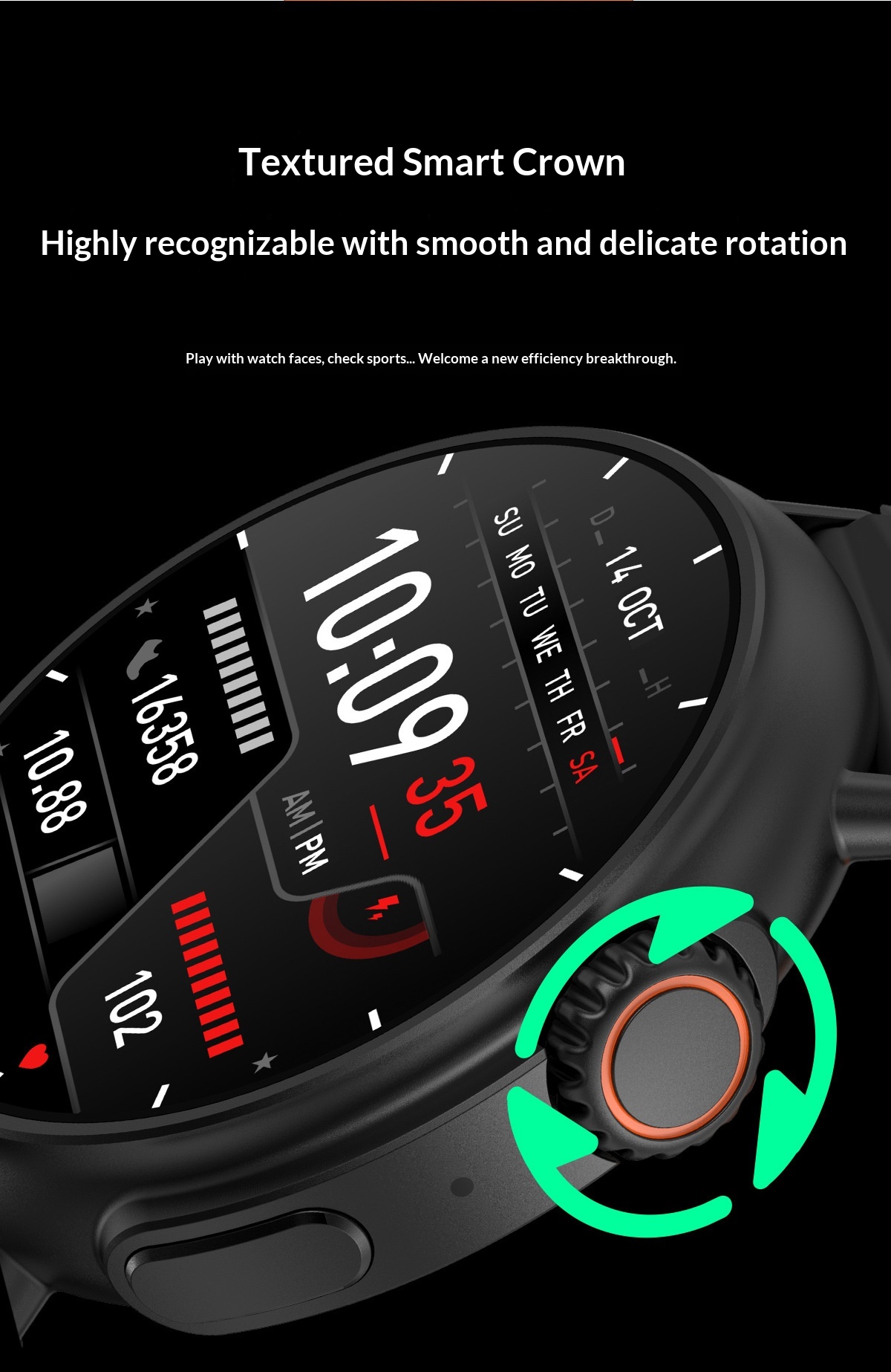 Smartwatch Mit Bluetooth Anruffunktion Und Großem Display_voghion.com