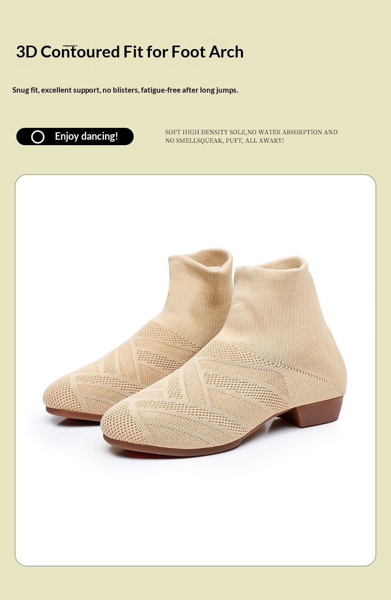 Professional Dance Shoes For Modern Jazz And Yoga Practice_voghion.com