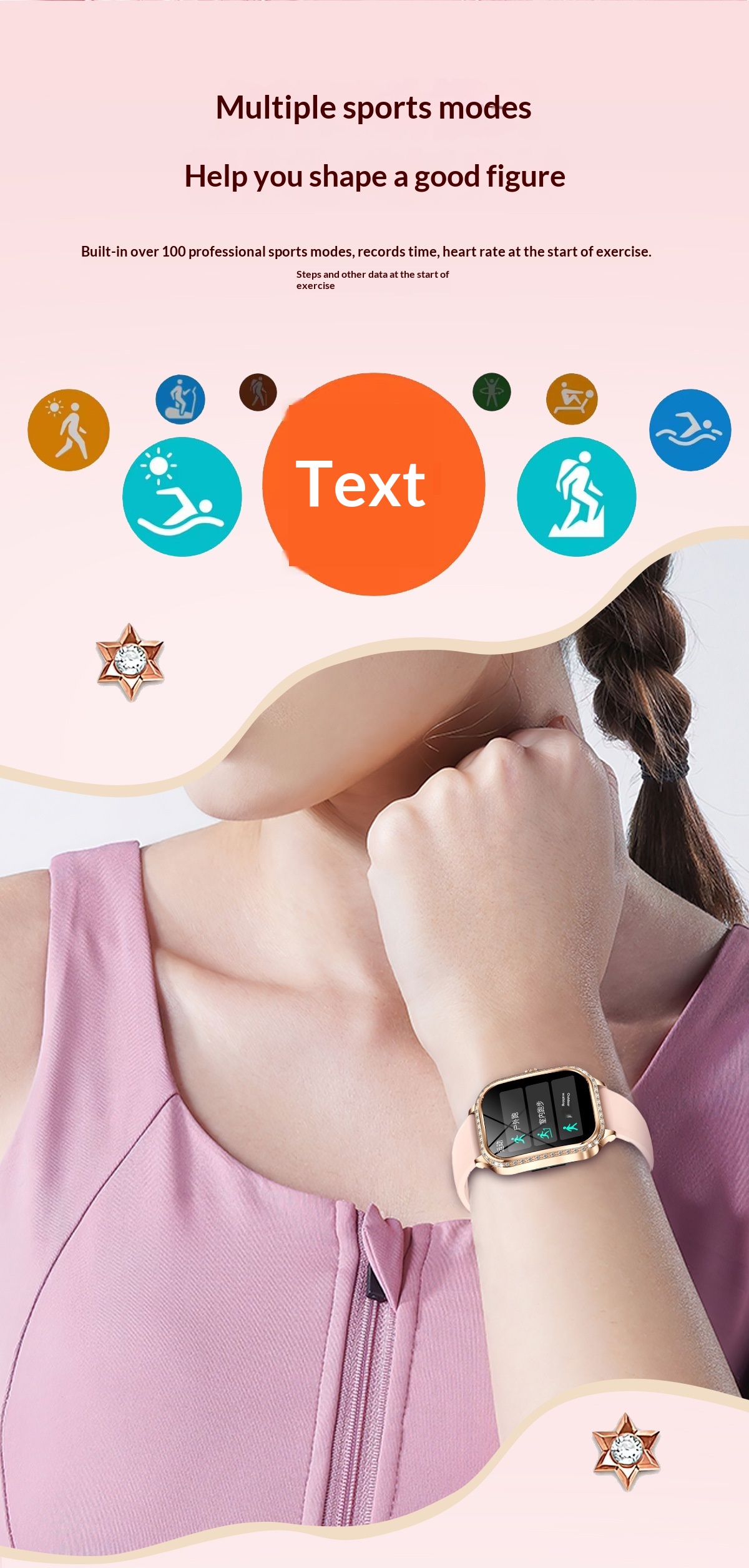 Smartwatch For Women With Bluetooth Calling And Health Tracking_voghion.com