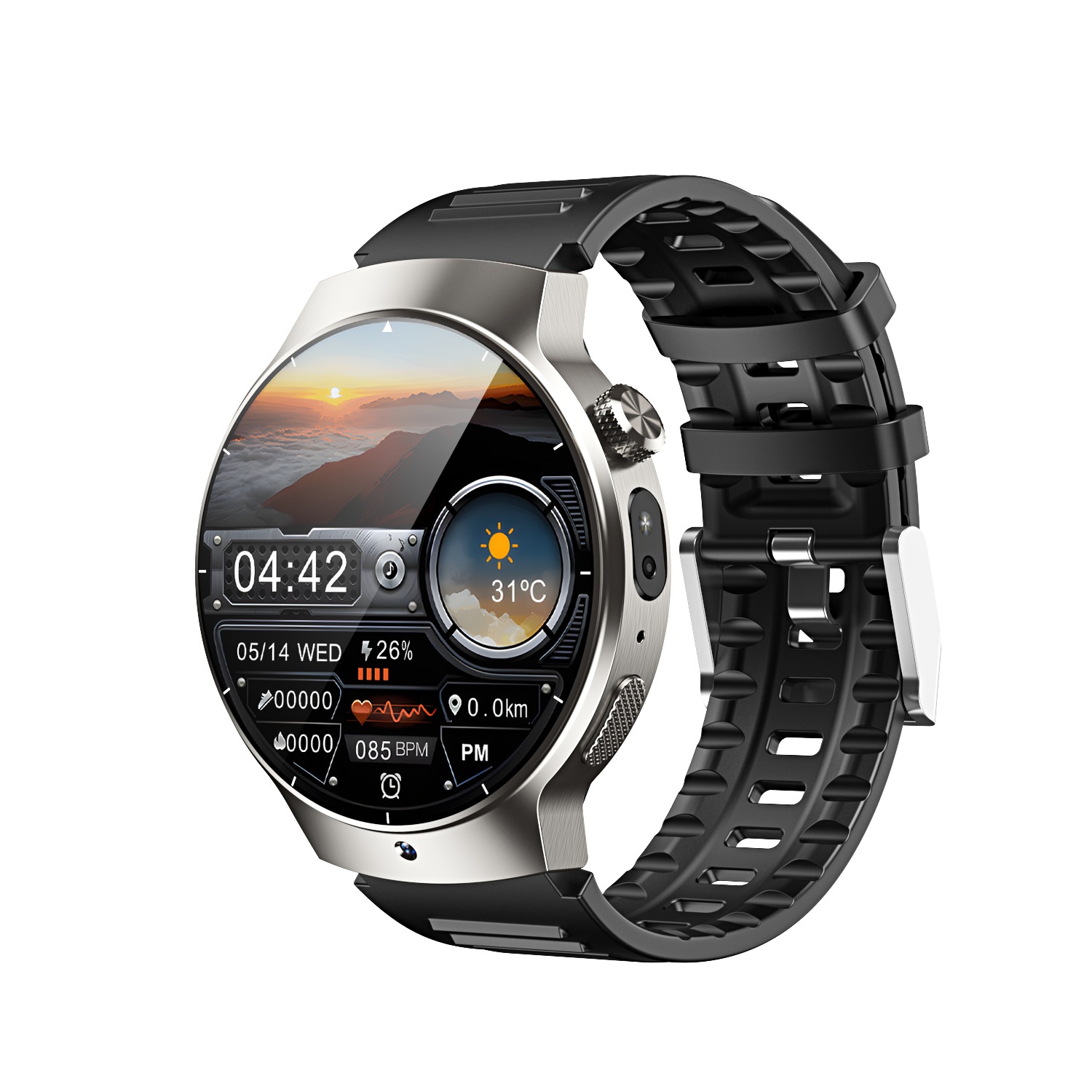 Orologio con SIM card, piena compatibilità di rete, chiamate Bluetooth, telecomando a infrarossi, Smart Factory Store, 5G_voghion.com