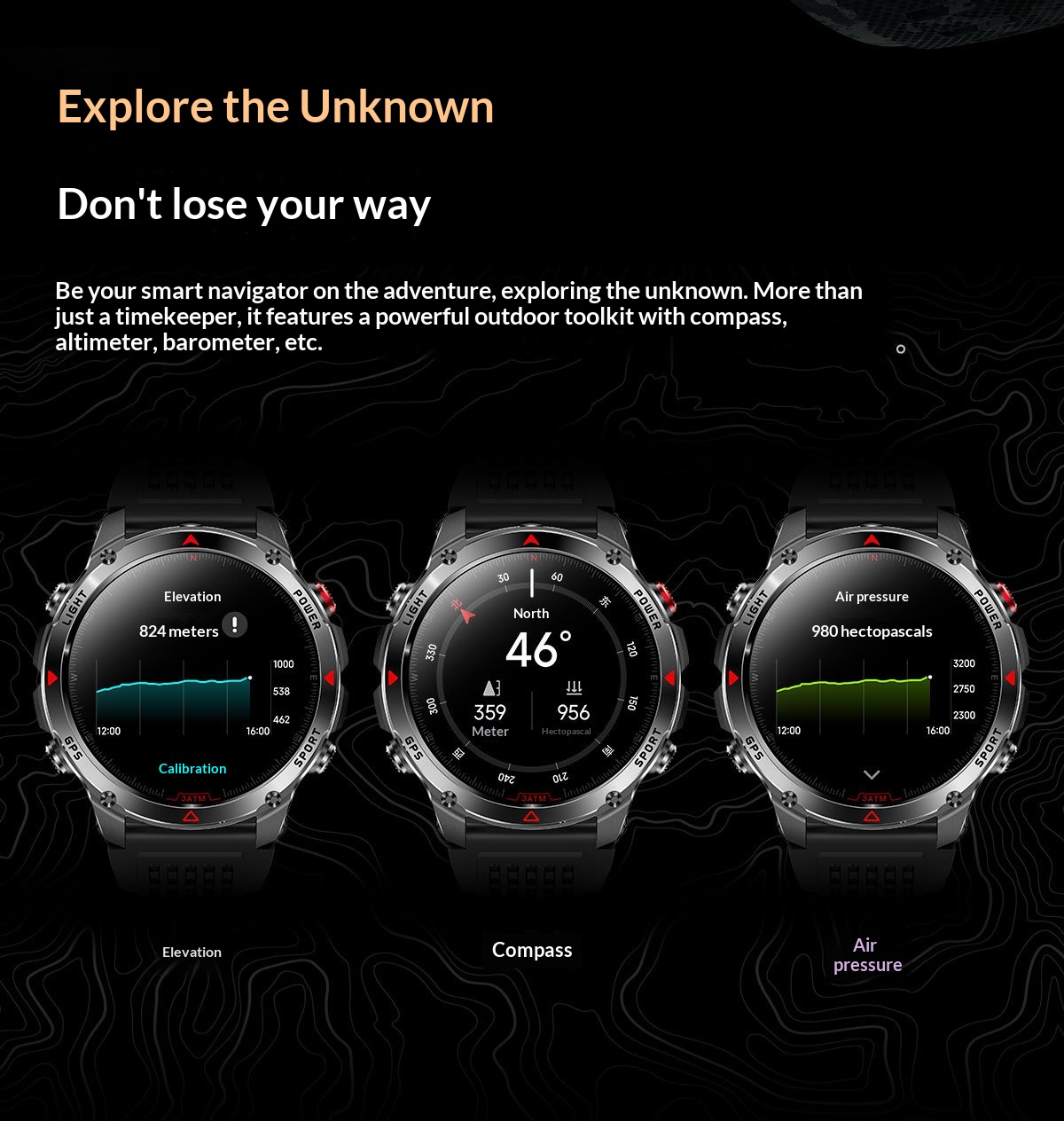 Smartwatch gps con chiamate bluetooth e torcia integrata_voghion.com