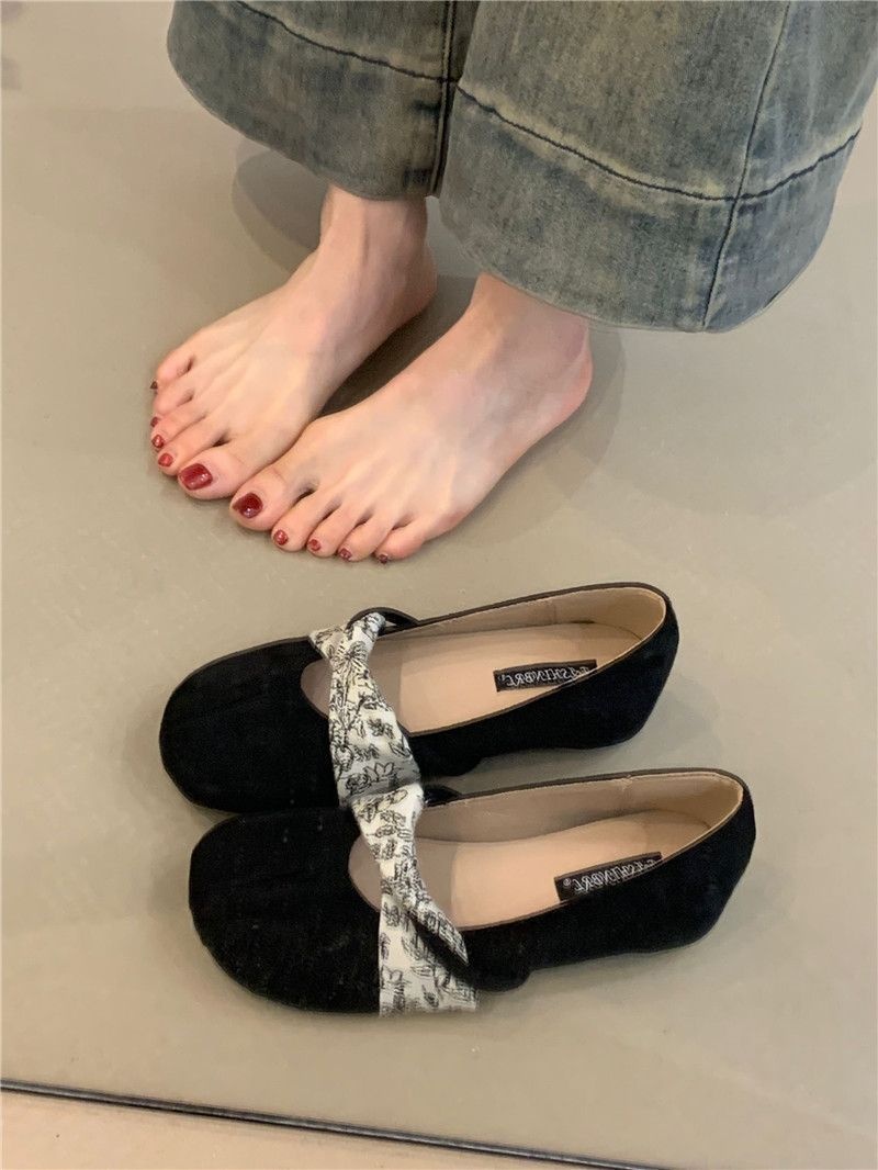 Retro mary jane dansesko til kvinder med rund tå_voghion.com