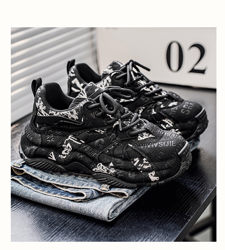 Herren Chunky Dad Sneakers Modische Freizeitschuhe Für Herren_voghion.com
