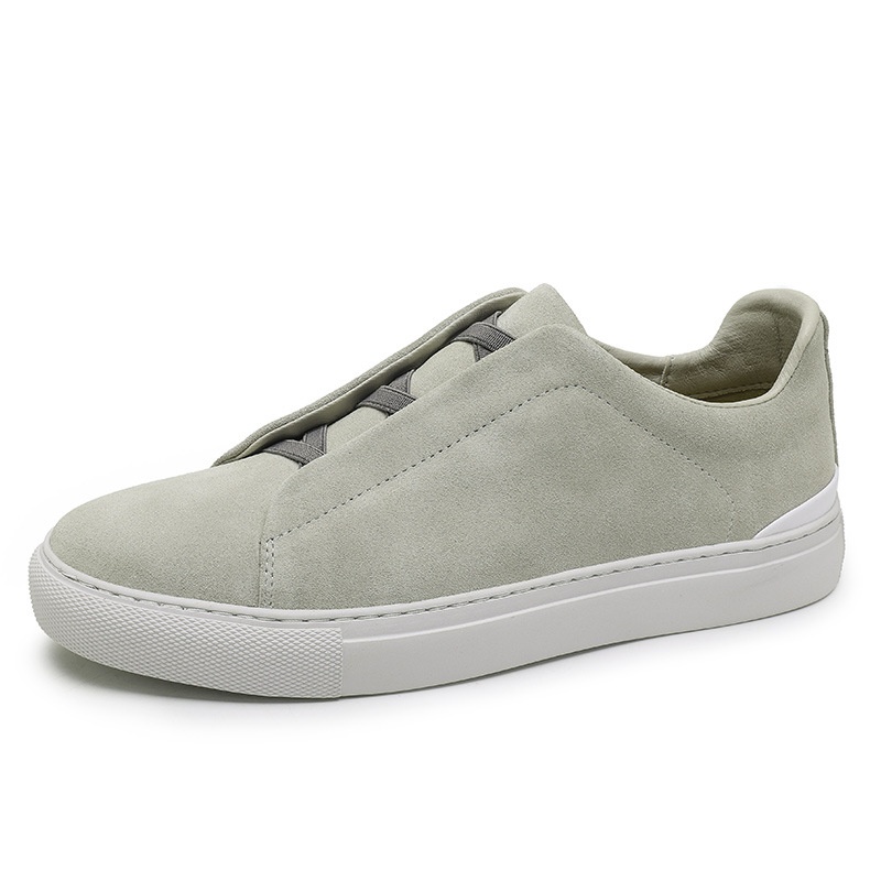 Mocassini casual da uomo in vera pelle scarpe moda versatili_voghion.com