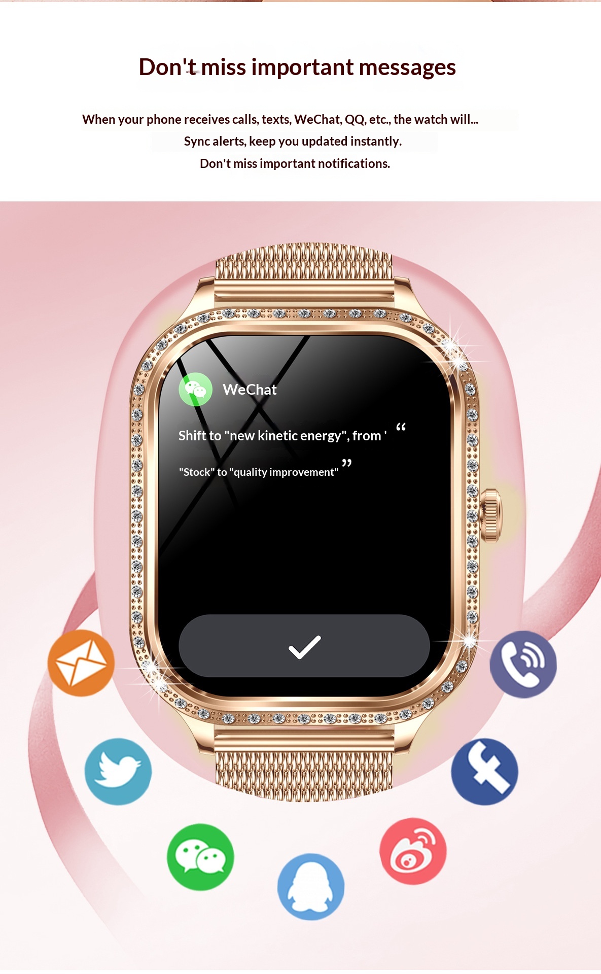 Smartwatch For Women With Bluetooth Calling And Health Tracking_voghion.com