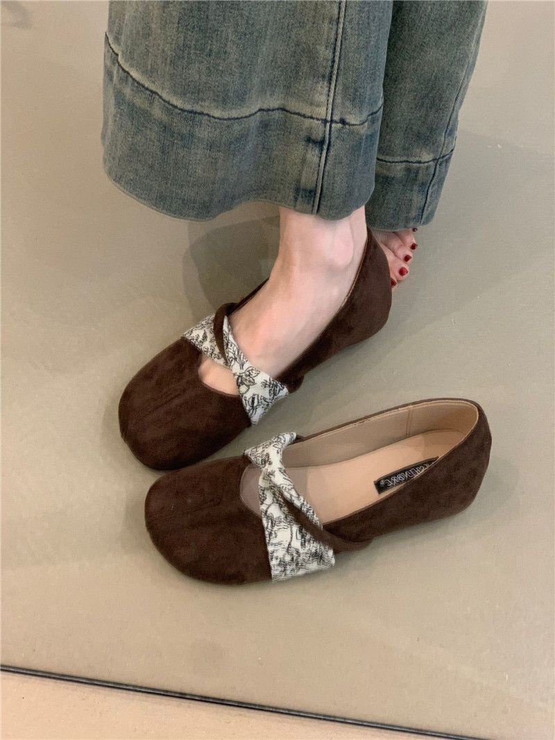 Retro mary jane dansesko til kvinder med rund tå_voghion.com