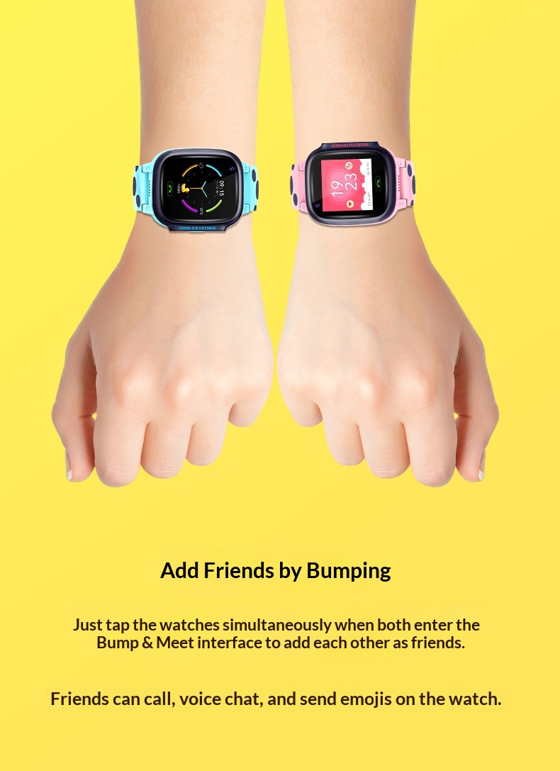 Kindersmartwatch met diepe waterdichtheid, wereldwijde 4G-ondersteuning, GPS-positionering, betaalfunctie, video en vreemde talen_voghion.com