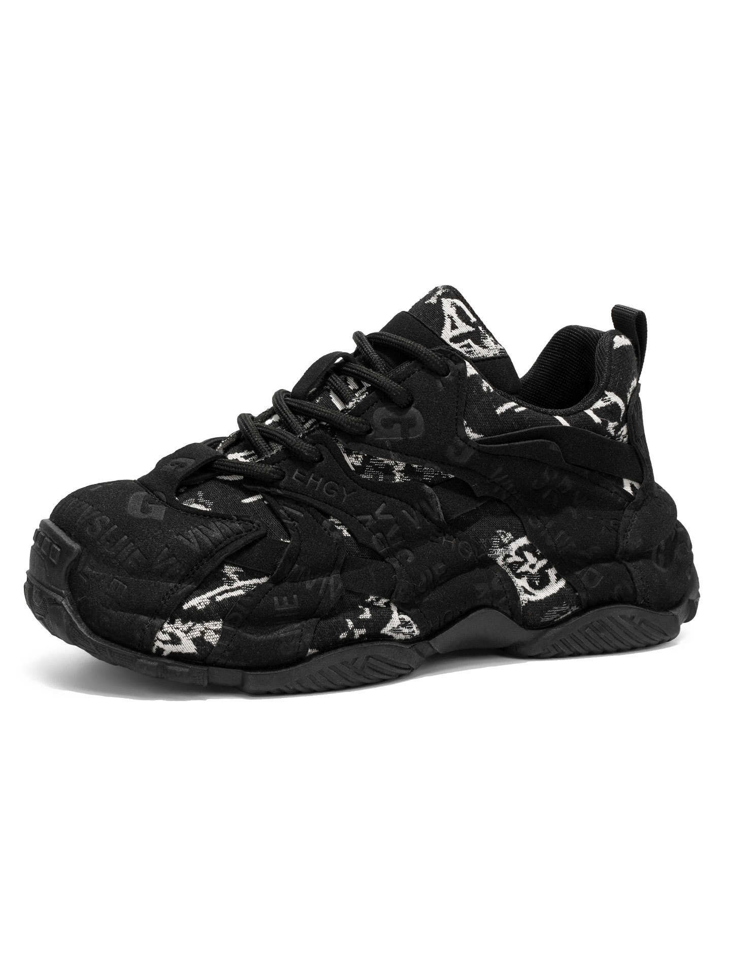 Europäische Frühjahr/Herbst-Modelle 2025, Herrenschuhe mit klobiger Sohle und Größenanhebung, trendige High-End-Markenschuhe für große Zehen_voghion.com