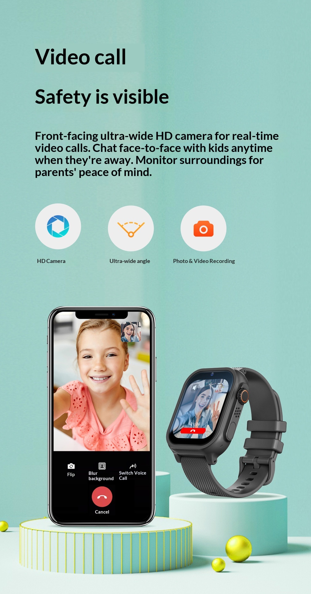 Kinder Smartwatch 5g Mit Gps Ortung Und Sicherheitsfunktionen_voghion.com